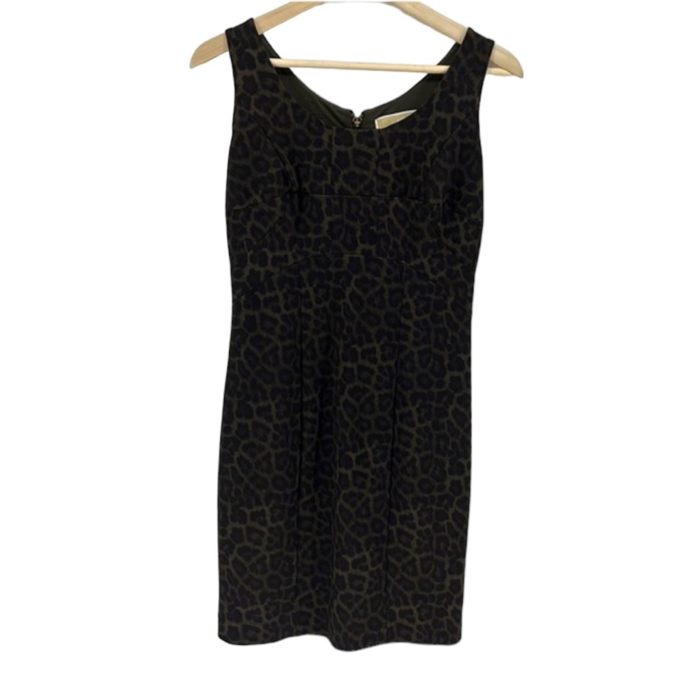 MICHAEL Michael Kors Cheetah Print Sleeveless Sheath Dress
